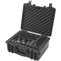 Hard Pistol Cases with Pre-cut PU Foam, Waterproof & Dustproof Hard Gun Case for 1 Pistol, 18.9×16.3×8.5 in Lockable Pistol Case, Black