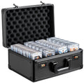 108 PSA Graded Card Storage Box 4 Slots Sports Card Holder Case Coded Lock
