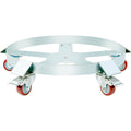 55 Gallon Heavy Duty Drum Dolly, 1250lbs Load Capacity, Barrel Dolly Cart Drum Caddy, Non Tipping Hand Truck Capacity Dollies with Steel Frame 5 Swivel Casters Wheel, for Warehouse Drum Handling