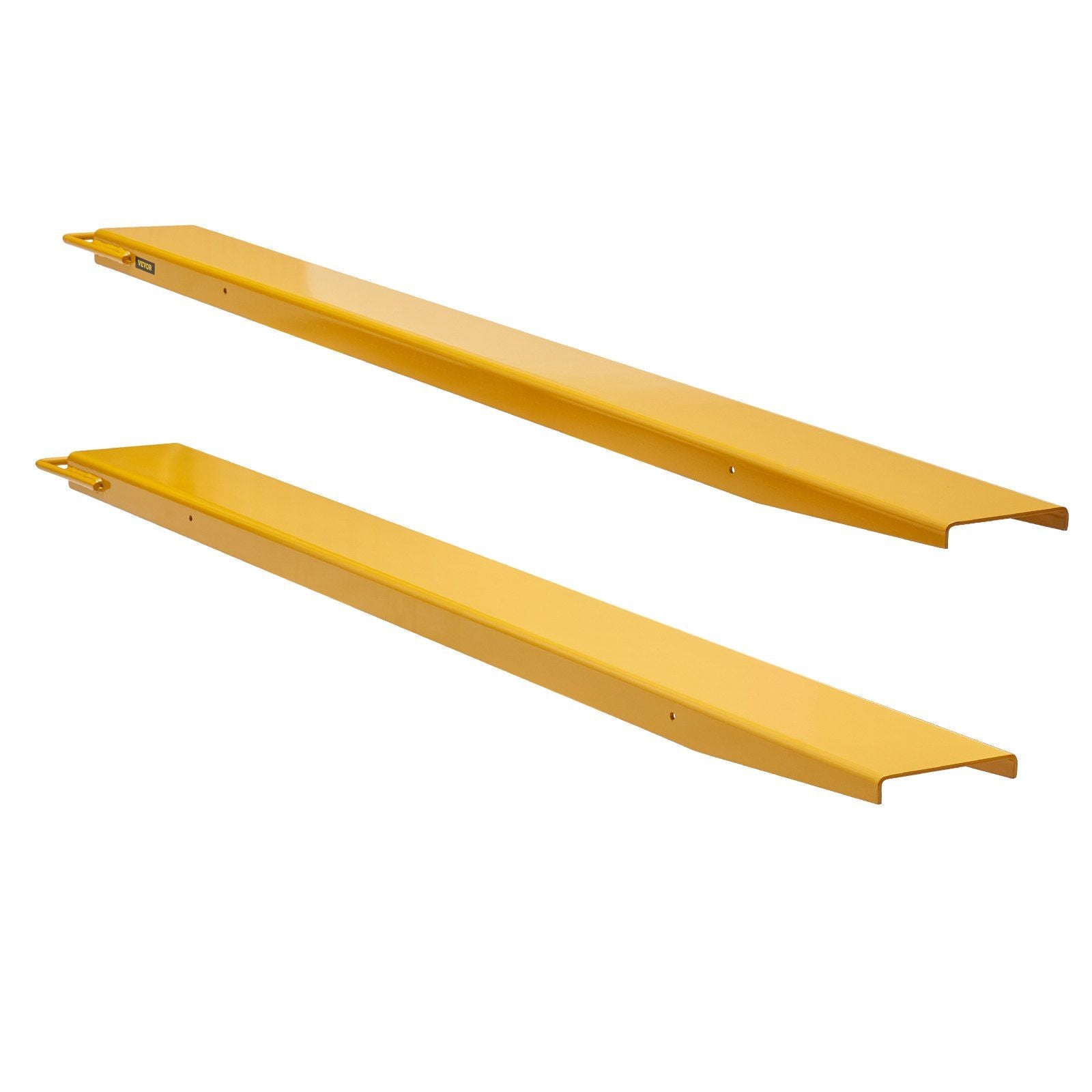 Pallet Fork Extensions, 72" Length 4.5" Width, Heavy Duty Carbon Steel Fork Extensions for Forklifts, 1 Pair Forklift Extensions, Industrial Forklift Fork Attachments for Forklift Truck, Yellow