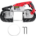 Variable-Speed 5" Deep Cut Portable Band Saw 110V 10-A Motor Tested to UL Standards