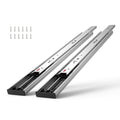 10 Pairs of 24 Inch Drawer Slides Side Mount Rails, Heavy Duty Full Extension Steel Track, Soft-Close Noiseless Guide Glides Cabinet Kitchen Runners with Ball Bearing, 100 Lbs Load Capacity