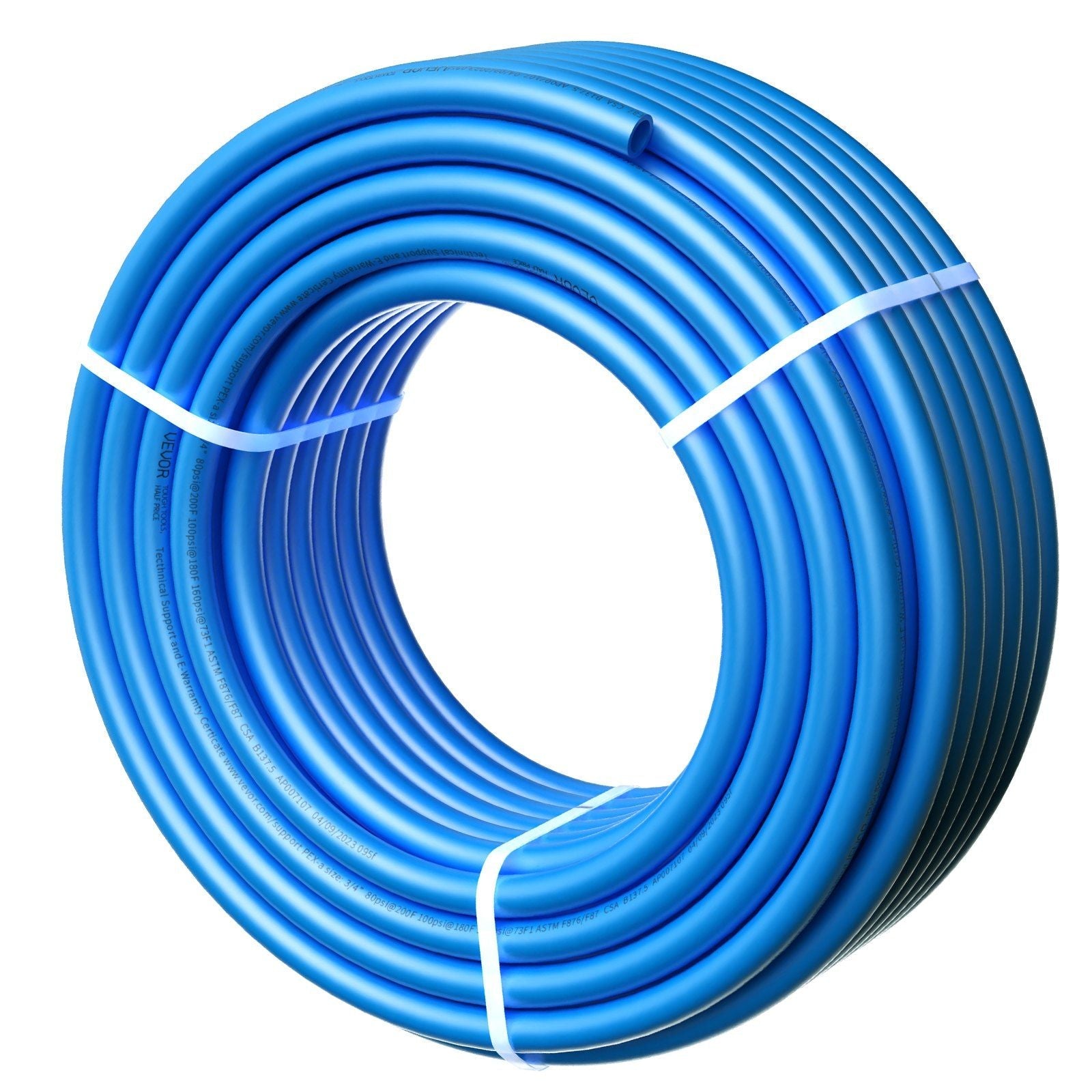 PEX Pipe 3/4 Inch, 100 Feet Length PEX-A Flexible Pipe Tubing for Potable Water, Pex Water Lines for Hot/Cold Water & Easily Restore, Plumbing Applications with Free Cutter,Blue