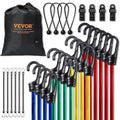 32 Pcs Bungee Cords Set 8 mm Heavy Duty Bungee Straps with A3 Steel Hooks