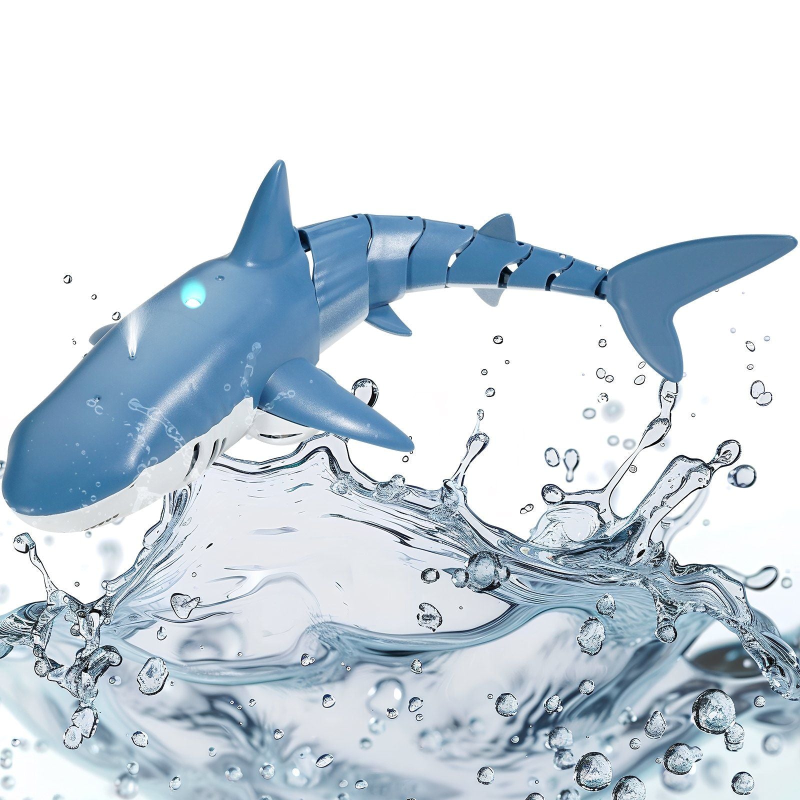 Christmas gifts! Remote Control Shark Toy 2.4 GHz High Speed RC Boat for Kids Adults Gift