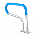 Pool Handrail 32 x 23 inch Stainless Steel with Base Plate for Spas