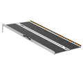 Portable Wheelchair Ramp, 4 ft 800 lbs Capacity, Non-Slip Aluminum Folding Threshold Ramp, Foldable Mobility Scooter Ramp Wheel Chair Ramp, Handicap Ramp for Home Steps, Stairs, Doorways, Curbs