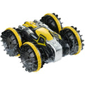 Amphibious Remote Control Car Boat 2.4 GHz 4WD RC Boat Kids Adults Yellow