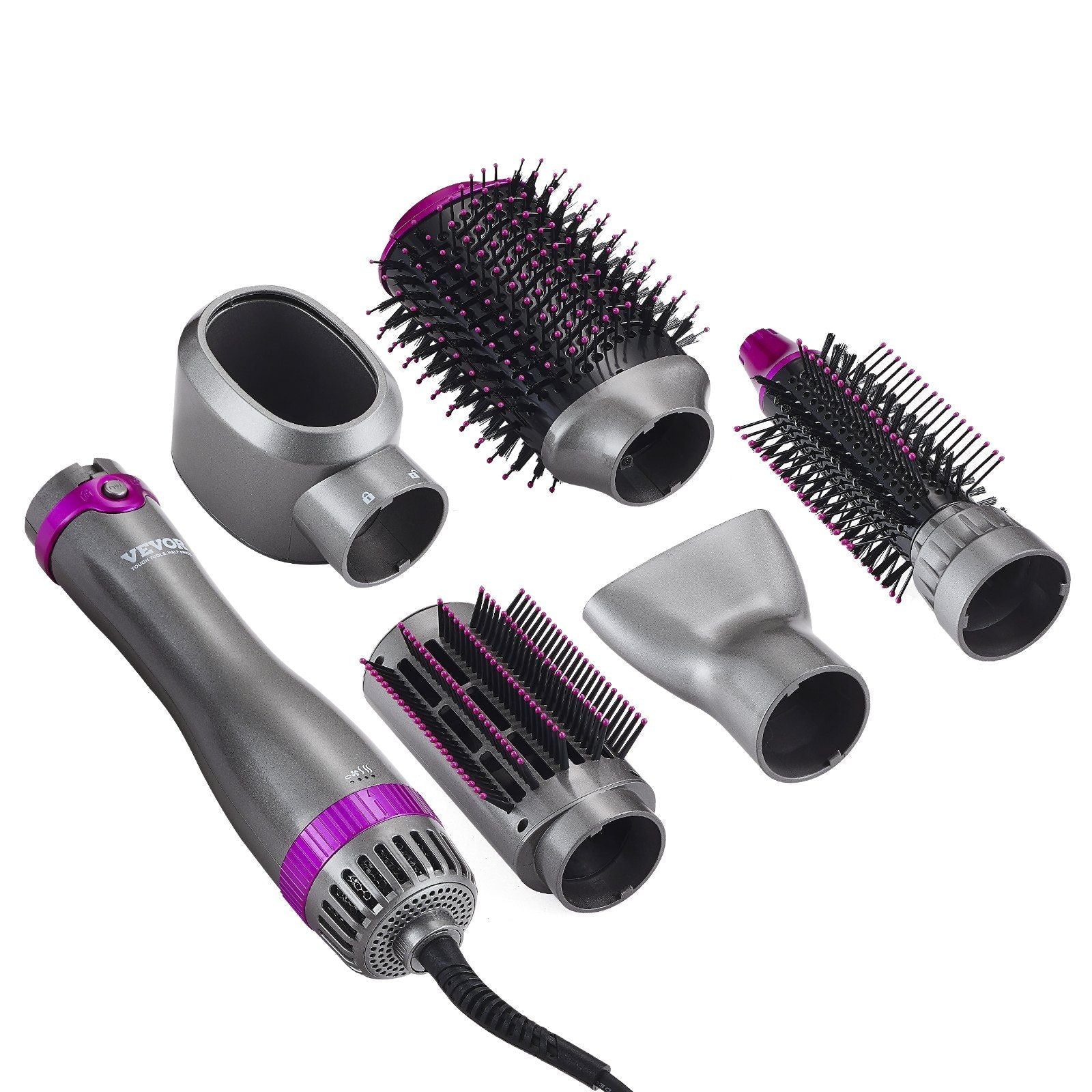 Hair Dryer Brush 5-in-1 Hot Hair Styler Upgraded Negative Ion for Curling
