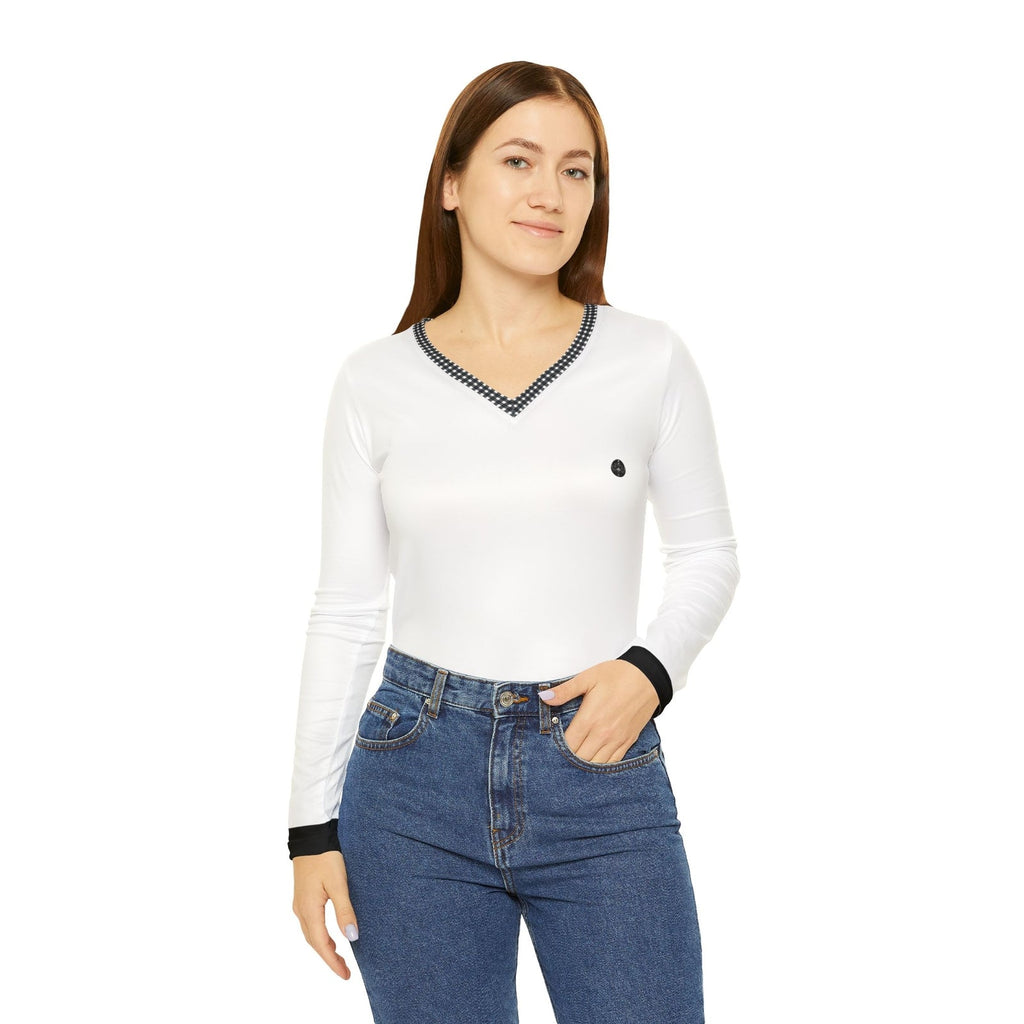 Club Posha Allegro™ Women's Long Sleeve V-neck Shirt l