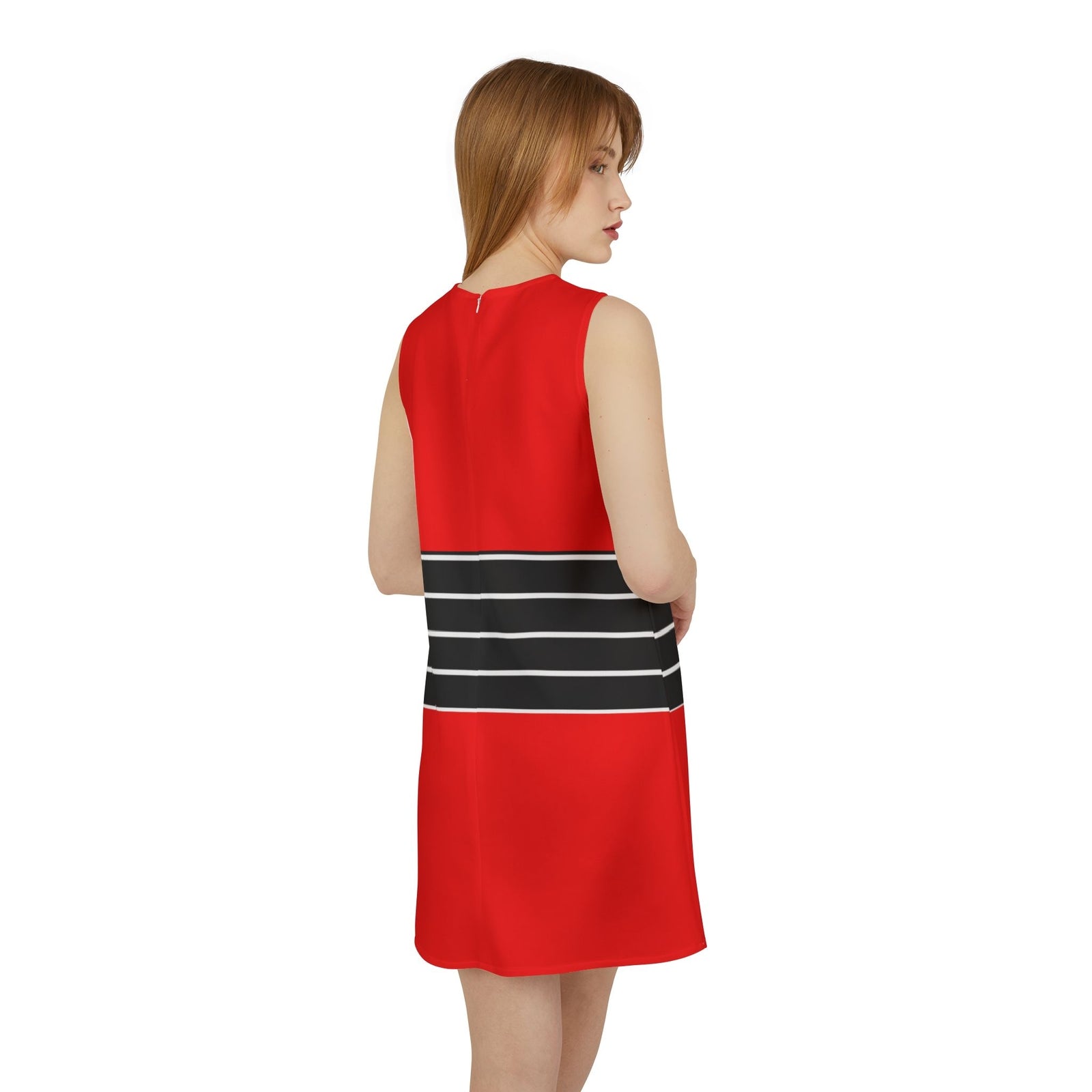 ES No.4 A-line Sleeveless Dress (AOP)