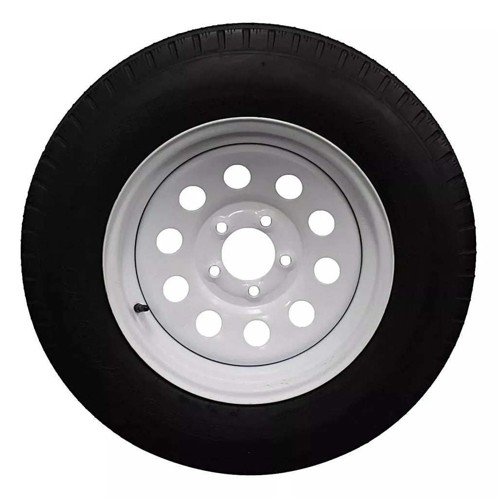 (Set of 4) Antego Tire and Wheel 205/75D15 Trailer Tire – Reinforced 6-Ply-Ply Design, 15.0-Inch Rim – Built for Long-Distance Hauling & Stability | A15604510116206ST20575D15-B4